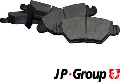 JP Group 1263700210 - Kit pastiglie freno, Freno a disco autozon.pro