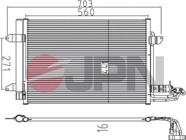 JPN 60C9139-JPN - Condensatore, Climatizzatore autozon.pro