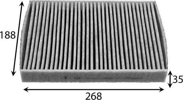 JS Asakashi AC0188C - Filtro, Aria abitacolo autozon.pro