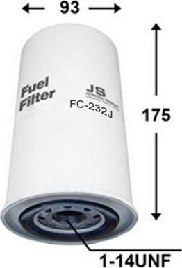 JS Asakashi FC232J - Filtro carburante autozon.pro