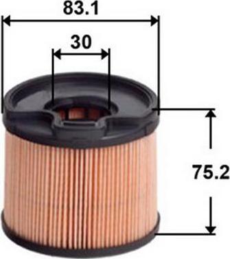 JS Asakashi FE0012 - Filtro carburante autozon.pro