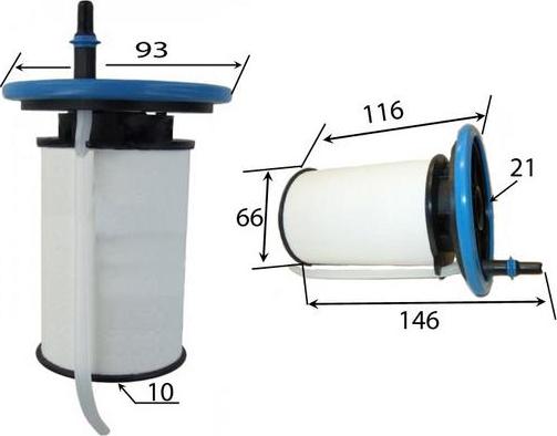 JS Asakashi FE0037 - Filtro carburante autozon.pro