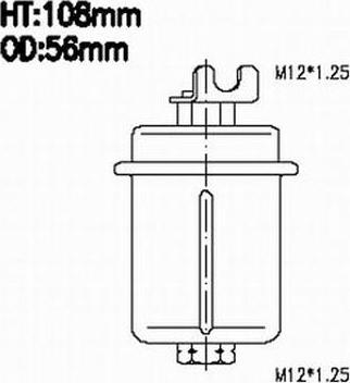 JS Asakashi FS9040 - Filtro carburante autozon.pro