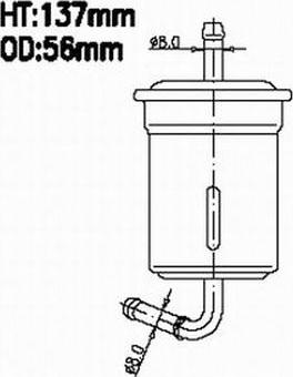 JS Asakashi FS9069 - Filtro carburante autozon.pro