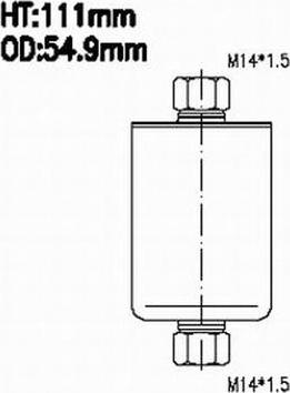 JS Asakashi FS613J - Filtro carburante autozon.pro