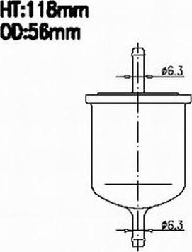 JS Asakashi FS311J - Filtro carburante autozon.pro