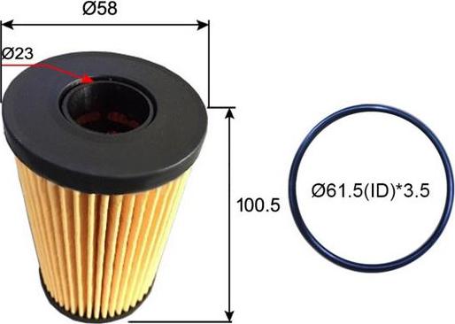 JS Asakashi OE0129 - Filtro olio autozon.pro