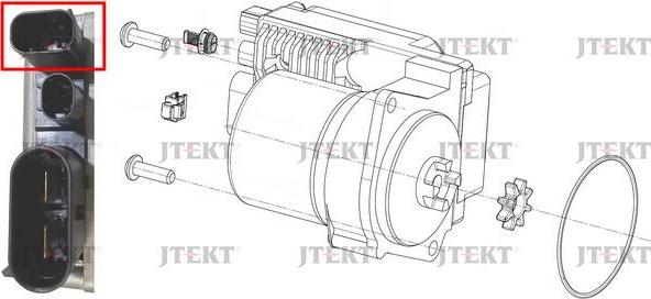 JTEKT 6916003480 - Elettromotore, Scatola guida autozon.pro