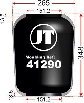 Juratek JAD41290 - Soffietto, Sospensione pneumatica autozon.pro