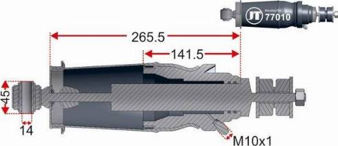 Juratek JAM77010 - Soffietto, Sospensione pneumatica autozon.pro