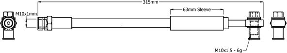 Juratek JBH1440 - Flessibile del freno autozon.pro