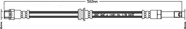 Juratek JBH1067 - Flessibile del freno autozon.pro