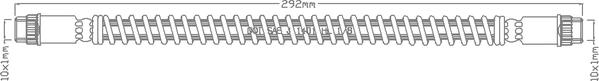 Juratek JBH1034 - Flessibile del freno autozon.pro