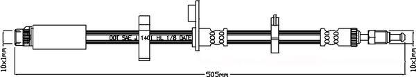 Juratek JBH1198 - Flessibile del freno autozon.pro