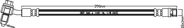 Juratek JBH1192 - Flessibile del freno autozon.pro