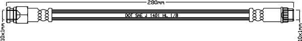 Juratek JBH1159 - Flessibile del freno autozon.pro