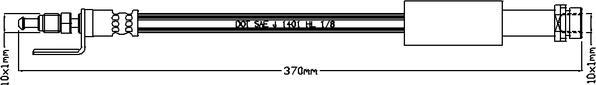 Juratek JBH1161 - Flessibile del freno autozon.pro