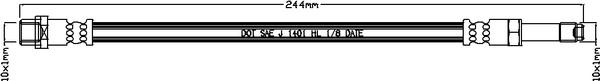 Juratek JBH1102 - Flessibile del freno autozon.pro