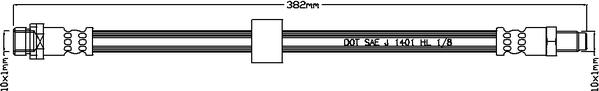 Juratek JBH1114 - Flessibile del freno autozon.pro