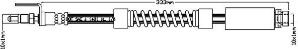 Juratek JBH1113 - Flessibile del freno autozon.pro