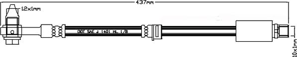 Juratek JBH1131 - Flessibile del freno autozon.pro