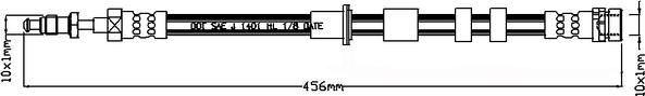 Juratek JBH1253 - Flessibile del freno autozon.pro