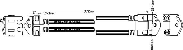 Juratek JBH1286 - Flessibile del freno autozon.pro