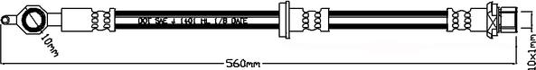 Juratek JBH1230L - Flessibile del freno autozon.pro