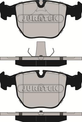 Juratek JCP997 - Kit pastiglie freno, Freno a disco autozon.pro