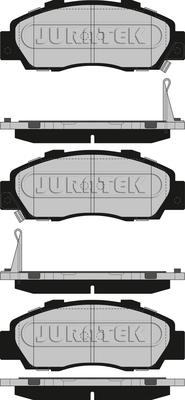 Juratek JCP905 - Kit pastiglie freno, Freno a disco autozon.pro