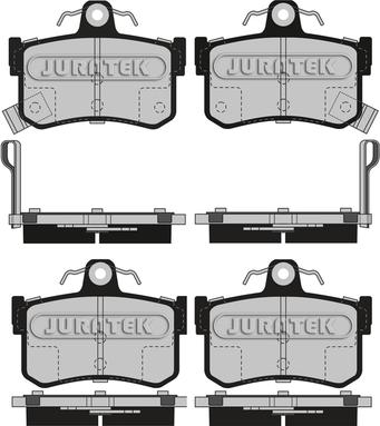 Juratek JCP917 - Kit pastiglie freno, Freno a disco autozon.pro