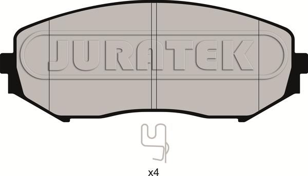 Juratek JCP4060 - Kit pastiglie freno, Freno a disco autozon.pro