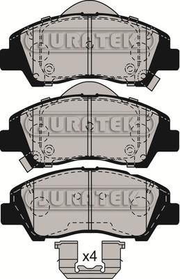 Juratek JCP4007 - Kit pastiglie freno, Freno a disco autozon.pro