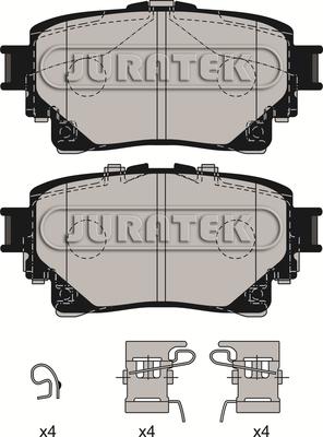 Juratek JCP4034 - Kit pastiglie freno, Freno a disco autozon.pro