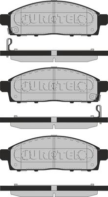 Juratek JCP4023 - Kit pastiglie freno, Freno a disco autozon.pro