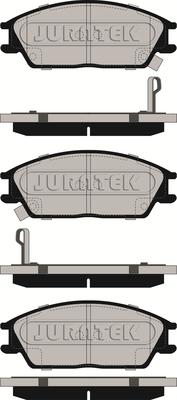 Juratek JCP435 - Kit pastiglie freno, Freno a disco autozon.pro