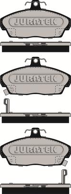 Juratek JCP613 - Kit pastiglie freno, Freno a disco autozon.pro