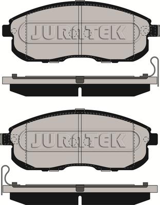 Juratek JCP090 - Kit pastiglie freno, Freno a disco autozon.pro