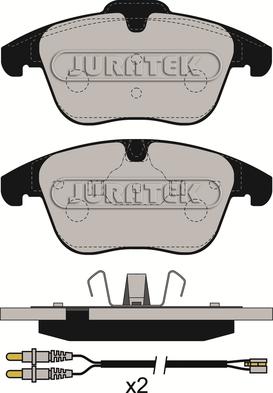 Juratek JCP093 - Kit pastiglie freno, Freno a disco autozon.pro