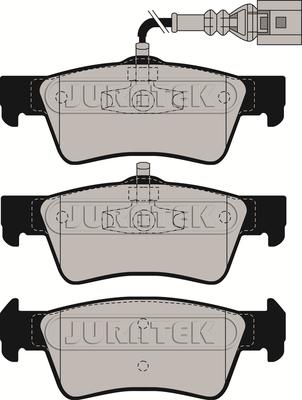 Juratek JCP063 - Kit pastiglie freno, Freno a disco autozon.pro