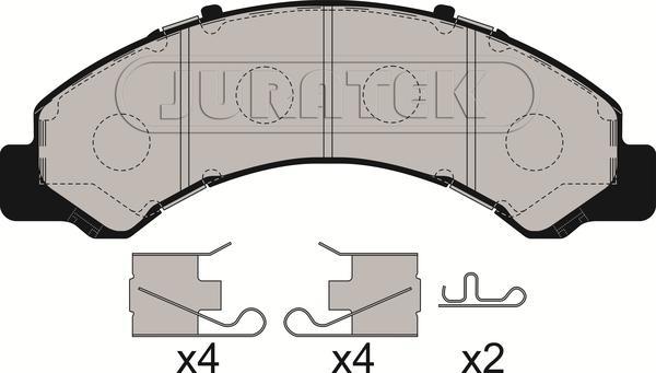 Juratek JCP009 - Kit pastiglie freno, Freno a disco autozon.pro