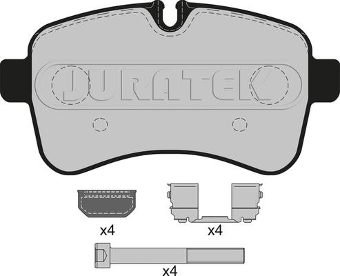 Juratek JCP011 - Kit pastiglie freno, Freno a disco autozon.pro