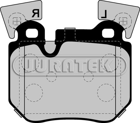 Juratek JCP071 - Kit pastiglie freno, Freno a disco autozon.pro