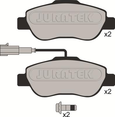 Juratek JCP1945 - Kit pastiglie freno, Freno a disco autozon.pro