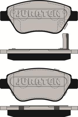 Juratek JCP194 - Kit pastiglie freno, Freno a disco autozon.pro