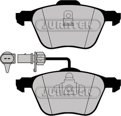 Juratek JCP1497 - Kit pastiglie freno, Freno a disco autozon.pro