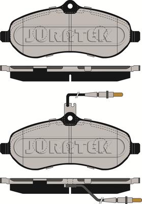 Juratek JCP149 - Kit pastiglie freno, Freno a disco autozon.pro