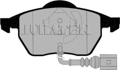 Juratek JCP1463 - Kit pastiglie freno, Freno a disco autozon.pro