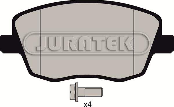 Juratek JCP1419 - Kit pastiglie freno, Freno a disco autozon.pro