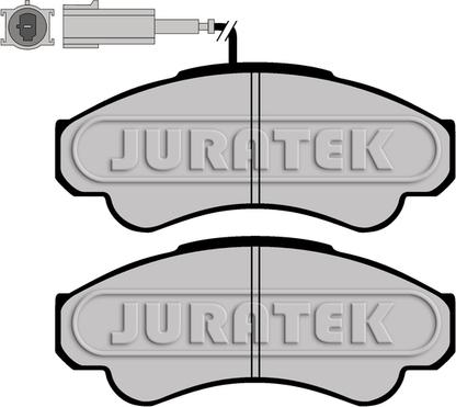 Juratek JCP1479 - Kit pastiglie freno, Freno a disco autozon.pro